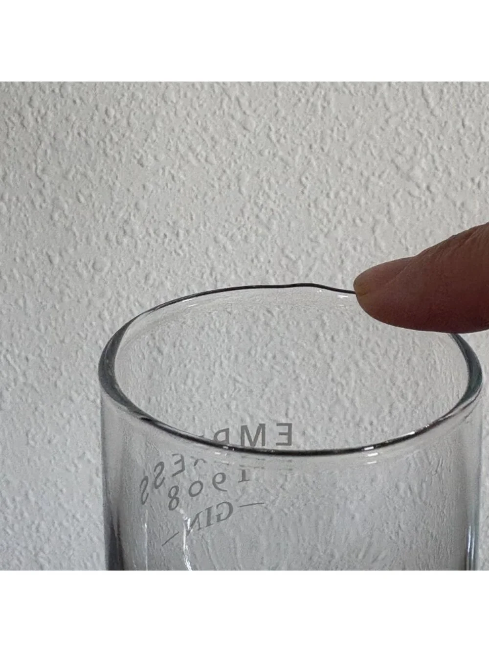 Empress 1908 Gin Champagne Flute Glass Set of 2 Glasses Promotional‎